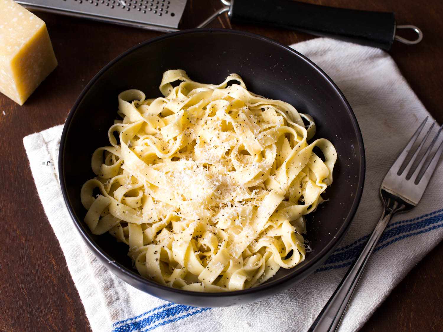 Fresh homemade pasta dishes